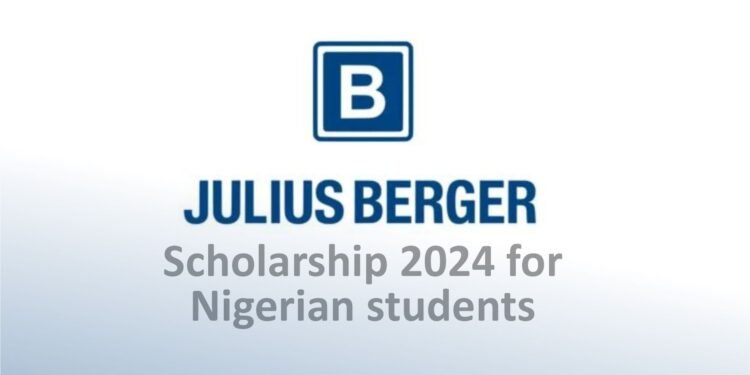 Julius Berger Scholarship 2024 for Nigerian students
