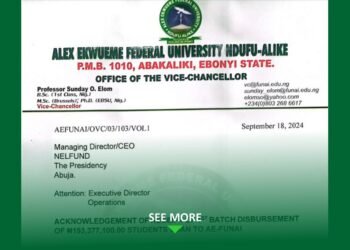The management of ALEX EKWUEME FEDERAL UNIVERSITY, EBONYI STATE confirms