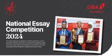 APPLY: UBA National Essay Competition opens for Nigerian students
