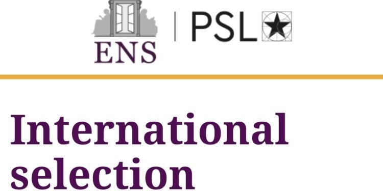 APPLY:ENS Scholarships in France for International Students