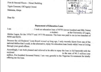 Beneficiary of Student Loan Repays N750 from 1976 with N1.5m to Support New Student Loan Scheme