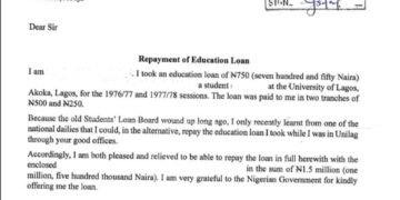 Beneficiary of Student Loan Repays N750 from 1976 with N1.5m to Support New Student Loan Scheme
