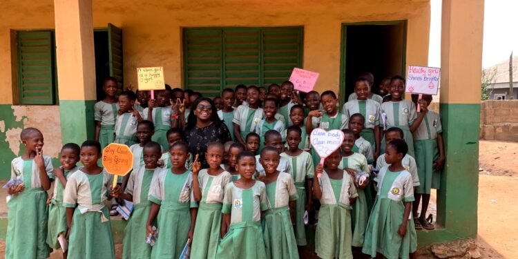 Agbo Blessing, Convener of Girls Awake, Empowers Girls at Haven Initiative’s Health and Hygiene Workshop