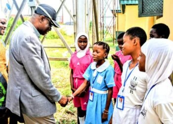 LASUBEB Chairman Inspects Langbasa Nursery and Primary School