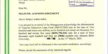 ABU Acknowledges Receipt of N291.8m Education Loan Disbursement for 3,846 Students